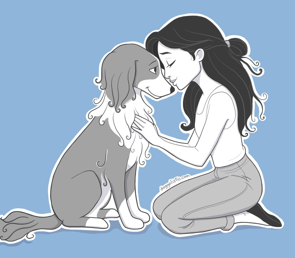 Doggolistic illustration Doggolistic
